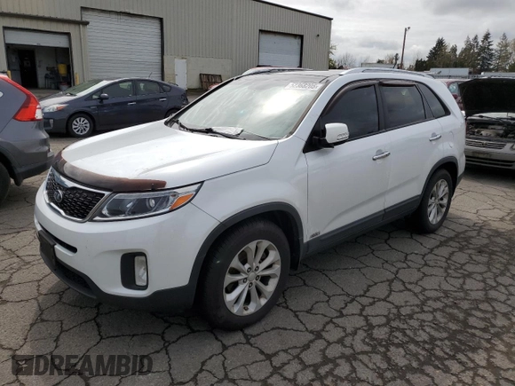 2014 Kia Sorento EX with VIN 5XYKUDA71EG531497, listed as a Copart auction lot 52368205 with 127,786 mi miles and Clean Title. Bid and sale history available at DreamBid. Image 1.