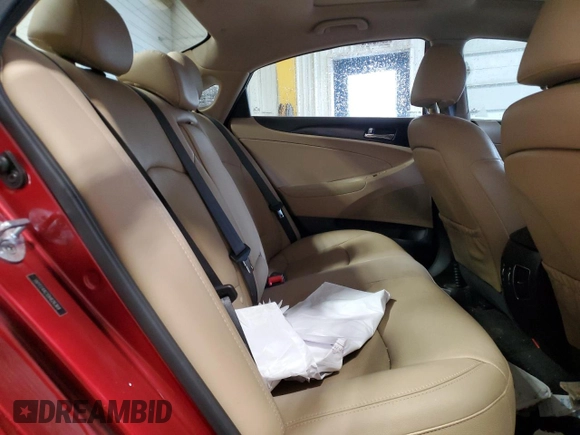 2013 Hyundai Sonata Limited with VIN 5NPEC4AC1DH626369, listed as a Copart auction lot 52663825 with 133,264 mi miles and Salvage Title. Bid and sale history available at carsss.com. Image 10.