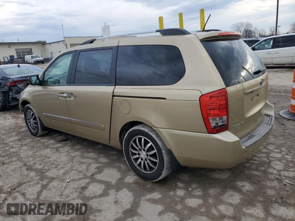 2011 Kia Sedona EX with VIN KNDMH4C74B6374931, listed as a Copart auction lot 46694665 with 219,763 mi miles and Salvage Title. Bid and sale history available at carsss.com. Image 2.
