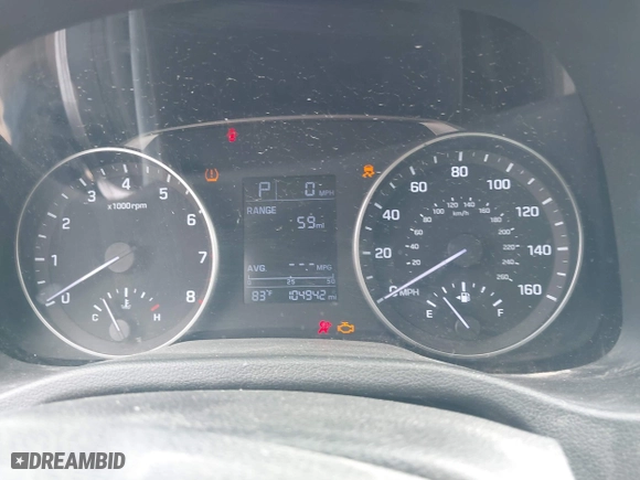 2017 Hyundai Elantra Limited with VIN 5NPD84LF3HH072908, listed as a IAAI auction lot 42106855 with 104,942 mi miles. Bid and sale history available at carsss.com. Image 7.
