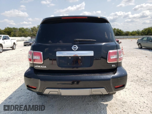 2017 Nissan Armada SV with VIN JN8AY2ND0H9001973, listed as a Copart auction lot 71734904 with 174,407 mi miles and Clean Title. Bid and sale history available at carsss.com. Image 6.