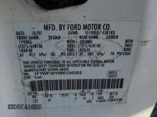 2008 Ford F-350 with VIN 1FTWF30Y08EC60252, listed as a Copart auction lot 74906074 with 218,772 mi miles and Salvage title. Bid and sale history available at DreamBid. Image 12.