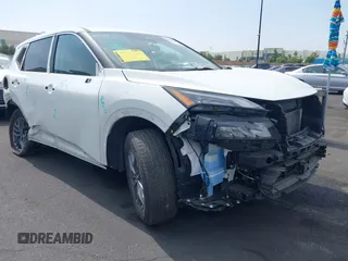 2024 Nissan Rogue S with VIN 5N1BT3AA0RC750112, listed as a IAAI auction lot 42569155 with 19,466 mi miles and . Bid and sale history available at DreamBid. Image 1.