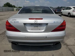 2003 Mercedes-Benz SL 500 with VIN WDBSK75F83F032154, listed as a Copart auction lot 63123435 with 123,359 mi miles and Clean title. Bid and sale history available at DreamBid. Image 6.