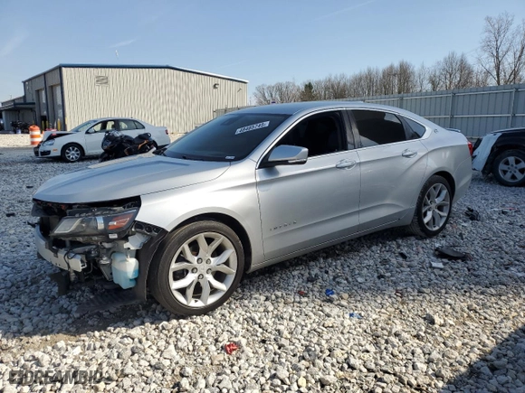 2015 Chevrolet Impala LT with VIN 2G1125S36F9276354, listed as a Copart auction lot 48465745 with 124,674 mi miles and Clean Title. Bid and sale history available at carsss.com. Image 1.