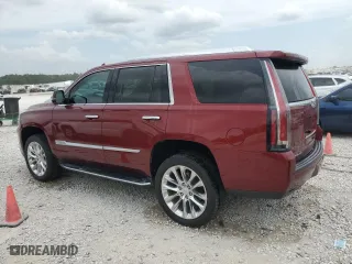 2020 Cadillac Escalade Luxury with VIN 1GYS3BKJ9LR217557, listed as a Copart auction lot 61842584 with 63,461 mi miles and Salvage Title. Bid and sale history available at carsss.com. Image 2.