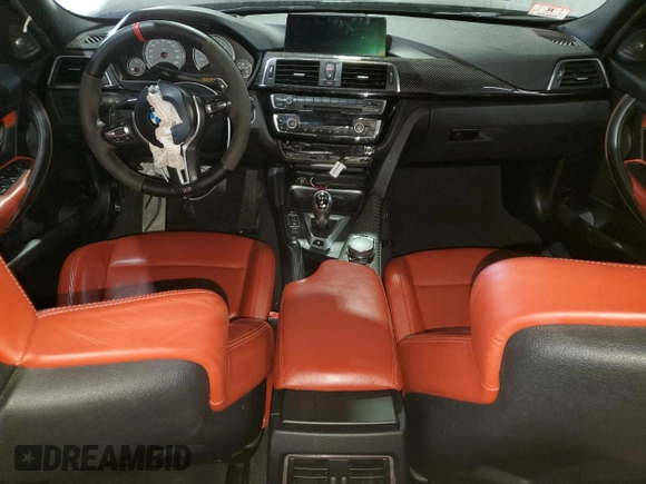 2016 BMW M3 with VIN WBS8M9C5XG5D30868, listed as a Copart auction lot 81417933 with 90,178 mi miles. Bid and sale history available at carsss.com. Image 8.