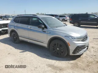 2022 Volkswagen Tiguan SE R-Line Black with VIN 3VVCB7AX1NM174113, listed as a Copart auction lot 51280465 with 42,260 mi miles and Clean title. Bid and sale history available at DreamBid. Image 4.
