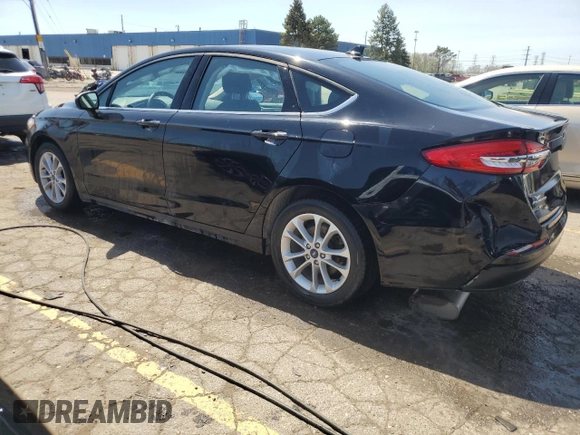 2020 Ford Fusion SE with VIN 3FA6P0HD9LR165245, listed as a Copart auction lot 54860845 with 33,319 mi miles and Non repairable. Bid and sale history available at DreamBid. Image 2.