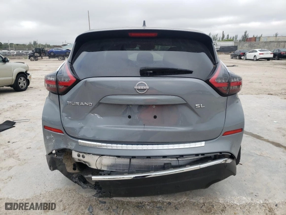 2024 Nissan Murano SL with VIN 5N1AZ2CJ3RC104578, listed as a Copart auction lot 85855024 with 28,786 mi miles and Non Repairable. Bid and sale history available at carsss.com. Image 6.
