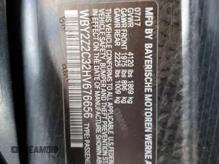 2017 BMW i8 z VIN WBY2Z2C32HV676656, wystawiony jako Copart lot #82736073 z przebiegiem Nie podano mil oraz . Historia ofert i sprzedaży dostępna na DreamBid. Obrazek 16.