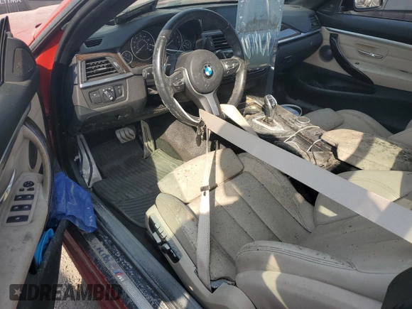 2016 BMW 4 Series 428i xDrive z VIN WBA3T1C50GP821700, wystawiony jako Copart lot #74398034 z przebiegiem Nie podano mil oraz Szkoda całkowita • Salvage title. Historia ofert i sprzedaży dostępna na DreamBid. Obrazek 8.