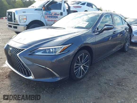 2024 Lexus ES with VIN 58ADZ1B11RU162829, listed as a IAAI auction lot 41930163 with 27,631 mi miles. Bid and sale history available at carsss.com. Image 18.