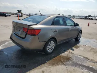 2010 Kia Forte EX with VIN KNAFU4A2XA5055286, listed as a Copart auction lot 75952004 with Not Provided miles and Salvage Title. Bid and sale history available at carsss.com. Image 3.