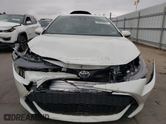 2019 Toyota Corolla Hatchback SE with VIN JTNK4RBE5K3008330, listed as a Copart auction lot 66805054 with 73,858 mi miles and Non Repairable. Bid and sale history available at carsss.com. Image 5.