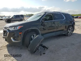 2018 Chevrolet Traverse LT z VIN 1GNERHKW3JJ243848, wystawiony jako Copart lot #56480425 z przebiegiem 90 490 mil mil oraz Szkoda całkowita • Salvage title. Historia ofert i sprzedaży dostępna na DreamBid. Obrazek 1.