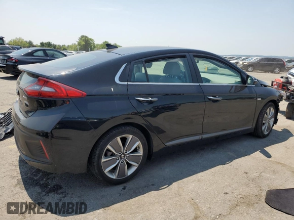 2017 Hyundai Ioniq Limited z VIN KMHC85LC4HU021247, wystawiony jako Copart lot #59724515 z przebiegiem Nie podano mil oraz Szkoda całkowita • Salvage title. Historia ofert i sprzedaży dostępna na DreamBid. Obrazek 3.