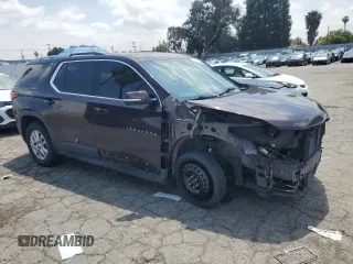 2018 Chevrolet Traverse LT Cloth z VIN 1GNERGKW6JJ200115, wystawiony jako Copart lot #54846515 z przebiegiem 79 785 mil mil oraz Szkoda całkowita • Salvage title. Historia ofert i sprzedaży dostępna na DreamBid. Obrazek 4.