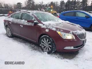 2015 Buick LaCrosse Leather with VIN 1G4GB5G37FF172324, listed as a IAAI auction lot 41144978 with 95,562 mi miles. Bid and sale history available at carsss.com. Image 1.