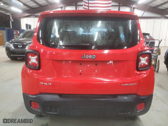 2015 Jeep Renegade Sport with VIN ZACCJBAH6FPC21115, listed as a Copart auction lot 51805115 with 115,093 mi miles and Clean Title. Bid and sale history available at carsss.com. Image 6.