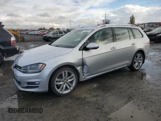 2017 Volkswagen Golf SportWagen SE with VIN 3VWC17AU0HM510942, listed as a Copart auction lot 80790514 with 67,563 mi miles and Salvage Title. Bid and sale history available at carsss.com. Image 1.