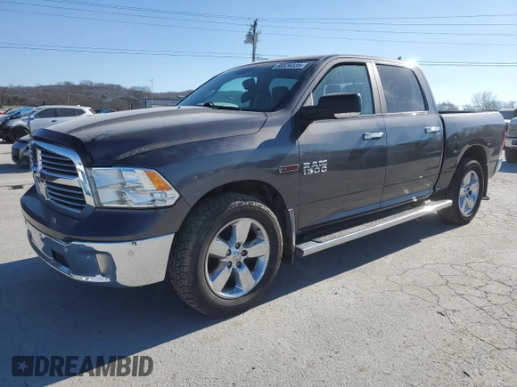 2018 Ram 1500 Lone Star Silver with VIN 1C6RR6LM2JS225662, listed as a Copart auction lot 88534335 with 78,842 mi miles and Salvage title. Bid and sale history available at DreamBid. Image 1.