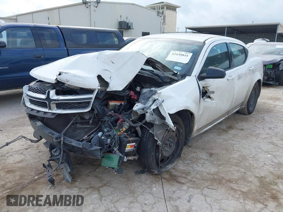 2014 Dodge Avenger SE with VIN 1C3CDZAB6EN219324, listed as a IAAI auction lot 42430841 with 177,104 mi miles and . Bid and sale history available at DreamBid. Image 18.