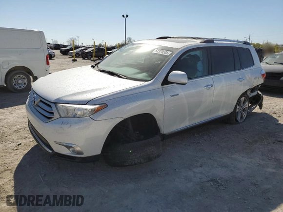 2012 Toyota Highlander Limited z VIN 5TDDK3EH5CS156788, wystawiony jako Copart lot #53370505 z przebiegiem Nie podano mil oraz Szkoda całkowita • Salvage title. Historia ofert i sprzedaży dostępna na DreamBid. Obrazek 1.