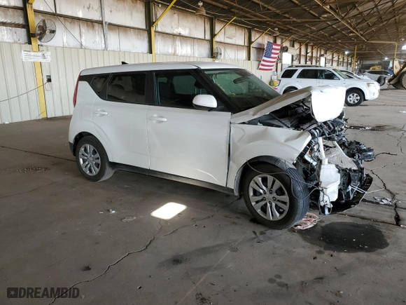 2022 Kia Soul LX with VIN KNDJ23AU7N7805669, listed as a Copart auction lot 51260215 with 67,098 mi miles and Salvage Title. Bid and sale history available at carsss.com. Image 4.