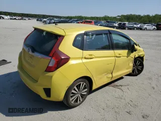 2015 Honda Fit EX-L with VIN 3HGGK5H86FM747285, listed as a Copart auction lot 53034715 with 102,236 mi miles and Salvage Title. Bid and sale history available at DreamBid. Image 3.