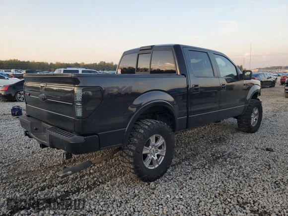 2014 Ford F-150 XL with VIN 1FTFW1ET9EFC17438, listed as a Copart auction lot 76948754 with 98,765 mi miles and Salvage Title. Bid and sale history available at carsss.com. Image 3.