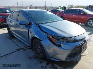 2021 Toyota Corolla LE with VIN JTDEPMAE8MJ143586, listed as a IAAI auction lot 41247100 with 74,567 mi miles. Bid and sale history available at carsss.com. Image 1.