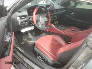 2022 Toyota GR Supra 3.0 with VIN WZ1DB0C03NW050968, listed as a Copart auction lot 44450175 with 22,420 mi miles and Salvage Title. Bid and sale history available at carsss.com. Image 8.