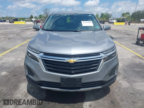 2024 Chevrolet Equinox LT with VIN 3GNAXUEG8RL152449, listed as a IAAI auction lot 42209300 with 39,572 mi miles and . Bid and sale history available at DreamBid. Image 12.