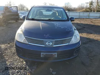 2007 Nissan Versa 1.8 S with VIN 3N1BC13E47L368792, listed as a Copart auction lot 43704395 with 37,572 mi miles and Salvage Title. Bid and sale history available at carsss.com. Image 5.