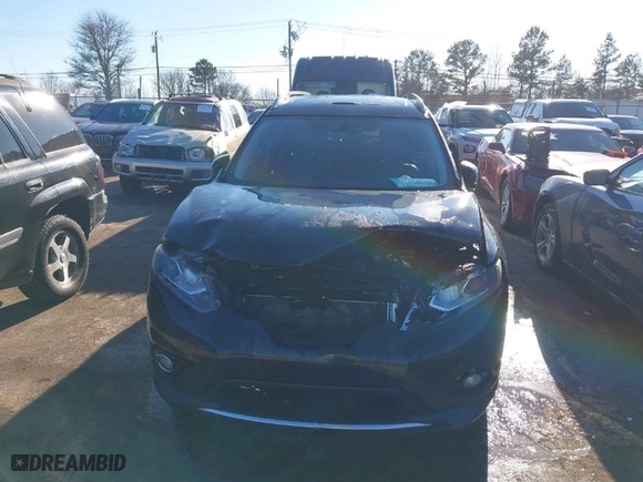 2016 Nissan Rogue SV with VIN 5N1AT2MT5GC798723, listed as a IAAI auction lot 41357523 with 148886 miles. Bid and sale history available at carsss.com. Image 12.