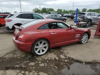 2004 Chrysler Crossfire z VIN 1C3AN69L54X005704, wystawiony jako Copart lot #58487215 z przebiegiem 120 423 mil mil oraz Czysty tytuł • Clean title. Historia ofert i sprzedaży dostępna na DreamBid. Obrazek 3.