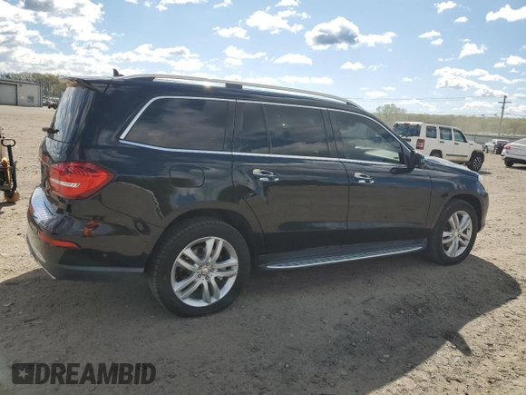 2017 Mercedes-Benz GLS 450 with VIN 4JGDF6EE1HA798923, listed as a Copart auction lot 49382684 with 107,430 mi miles and . Bid and sale history available at DreamBid. Image 3.
