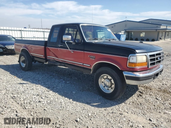 1997 Ford F-250 with VIN 1FTHX25F9VEA81243, listed as a Copart auction lot 48938845 with Not Provided miles and Salvage Title. Bid and sale history available at DreamBid. Image 4.