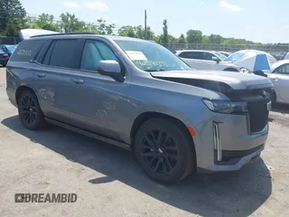 2022 Cadillac Escalade Sport Platinum with VIN 1GYS4GKL2NR137483, listed as a IAAI auction lot 42570353 with 54,713 mi miles and . Bid and sale history available at DreamBid. Image 1.