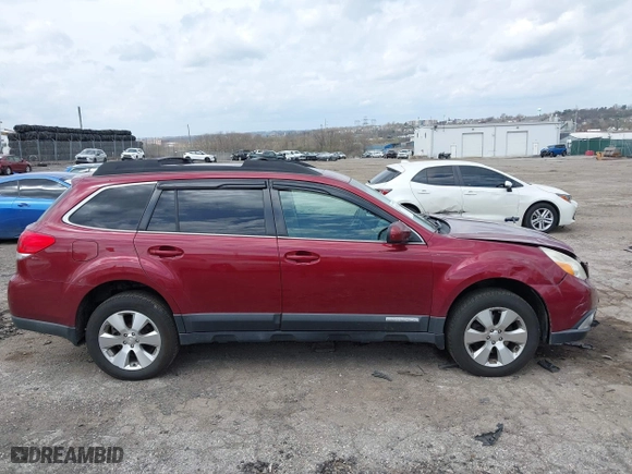 2011 Subaru Outback 3.6R Limited Pwr Moon with VIN 4S4BREKC6B2387854, listed as a IAAI auction lot 41924026 with 160,496 mi miles. Bid and sale history available at carsss.com. Image 13.