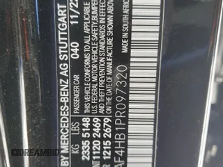 2023 Mercedes-Benz C 300 z VIN W1KAF4HB1PR097320, wystawiony jako Copart lot #85801624 z przebiegiem 28 796 mil mil oraz Szkoda całkowita • Salvage title. Historia ofert i sprzedaży dostępna na DreamBid. Obrazek 13.