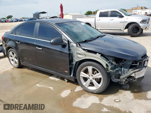2012 Chevrolet Cruze 2LT with VIN 1G1PG5SC3C7306371, listed as a Copart auction lot 52757885 with 131,270 mi miles and Salvage Title. Bid and sale history available at DreamBid. Image 4.