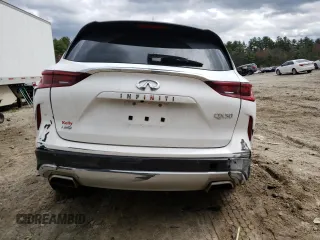 2022 Infiniti QX50 Pure with VIN 3PCAJ5AB8NF118191, listed as a Copart auction lot 48033383 with 18,277 mi miles and . Bid and sale history available at DreamBid. Image 6.