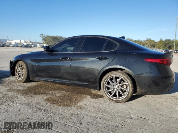 2022 Alfa Romeo Giulia with VIN ZARFAMAN8N7659604, listed as a Copart auction lot 88240735 with 54,903 mi miles and Non repairable. Bid and sale history available at DreamBid. Image 2.