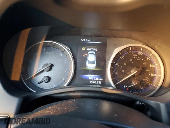 2015 Infiniti Q50 Premium with VIN JN1BV7AP3FM336177, listed as a Copart auction lot 50876135 with 102,126 mi miles and Non Repairable. Bid and sale history available at carsss.com. Image 9.