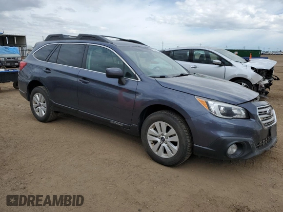 2017 Subaru Outback Premium с VIN 4S4BSADC9H3323143, выставлен на аукционе Copart как лот 57487515 с пробегом 104 339 миль миль и Списание • Salvage title. История ставок и продаж доступна на DreamBid. Изображение 4.