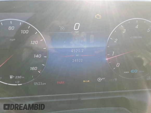 2022 Mercedes-Benz C 300 with VIN W1KAF4HB2NR042016, listed as a Copart auction lot 42020785 with 24,522 mi miles and Salvage Title. Bid and sale history available at DreamBid. Image 9.