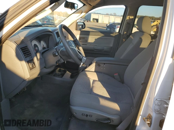 2007 Dodge Dakota SLT with VIN 1D7HE48N67S122636, listed as a Copart auction lot 81251054 with 233,584 mi miles and Salvage Title. Bid and sale history available at DreamBid. Image 7.