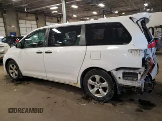 2012 Toyota Sienna with VIN 5TDZK3DC8CS269050, listed as a Copart auction lot 45496015 with 179,666 mi miles and Salvage Title. Bid and sale history available at carsss.com. Image 2.